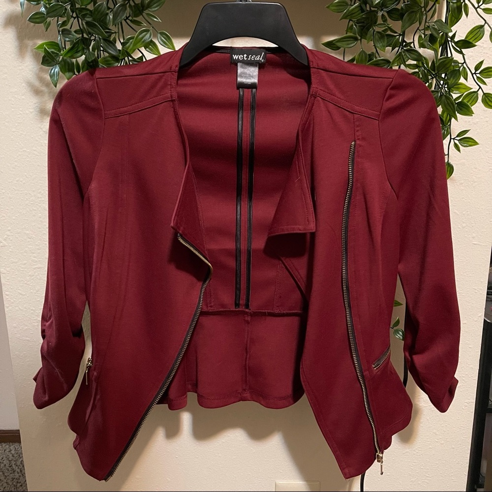 Wet Seal Peplum Blazer